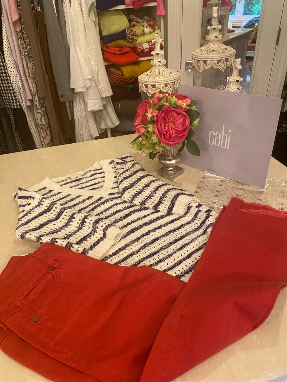 Chic CAbi  Peace pullover sweater - Picture 11 of 13